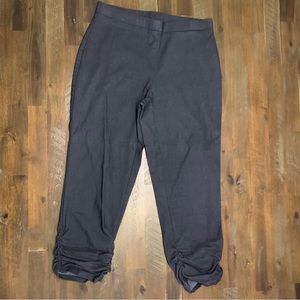 ✅ Style & Co. blue denim-look stretchy Capri pants EUC